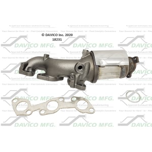 Davico Exhaust Manifold with Integrated Catalytic Converter for 2004 Nissan Frontier - 18231