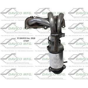 Davico Exhaust Manifold with Integrated Catalytic Converter for Scion - 17167