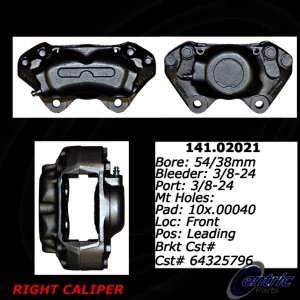 Centric Semi-Loaded Brake Caliper for Alfa Romeo Giulia - 141.02021