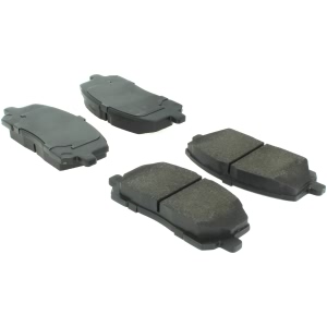 Centric Posi Quiet™ Extended Wear Semi-Metallic Front Disc Brake Pads for 2006 Toyota Highlander - 106.08840