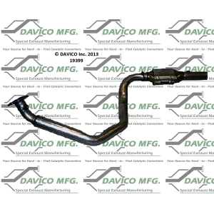 Davico Direct Fit Catalytic Converter and Pipe Assembly for 2007 Chevrolet Express 2500 - 19399