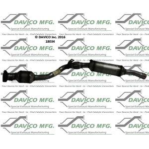 Davico Direct Fit Catalytic Converter and Pipe Assembly for Audi A6 Quattro - 18034