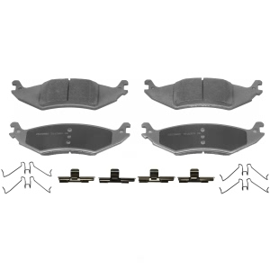 Wagner Thermoquiet Semi Metallic Rear Disc Brake Pads for 2004 Ford E-150 Club Wagon - MX1046
