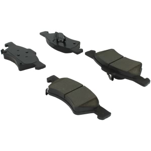 Centric Posi Quiet™ Extended Wear Semi-Metallic Front Disc Brake Pads for 2003 Chrysler Voyager - 106.08570