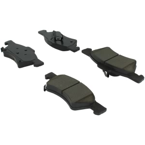 Centric Posi Quiet™ Extended Wear Semi-Metallic Front Disc Brake Pads for 2002 Dodge Caravan - 106.08570