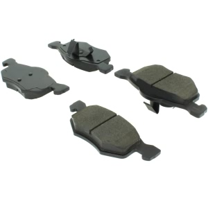 Centric Posi Quiet™ Extended Wear Semi-Metallic Front Disc Brake Pads for 2002 Ford Escape - 106.08430