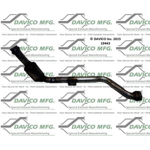 Davico Direct Fit Catalytic Converter and Pipe Assembly for Mercedes-Benz SLK320 - 19443