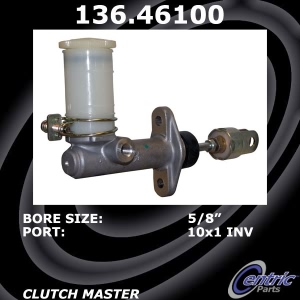 Centric Premium Clutch Master Cylinder for Plymouth Colt - 136.46100