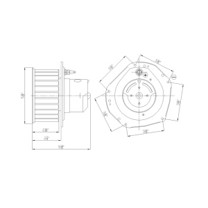 TYC HVAC Blower Motor Assembly - 700213