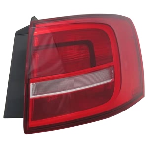 TYC Passenger Side Outer Replacement Tail Light for 2015 Volkswagen Jetta - 11-6783-00-9