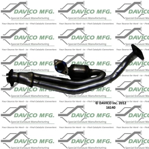 Davico Direct Fit Catalytic Converter and Pipe Assembly for Toyota Avalon - 16140