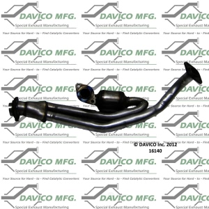 Davico Direct Fit Catalytic Converter and Pipe Assembly for 1999 Lexus ES300 - 16140