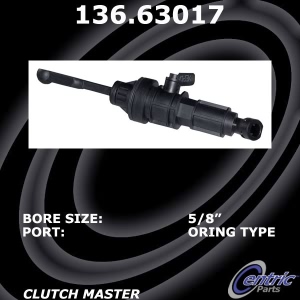 Centric Premium Clutch Master Cylinder for 2012 Dodge Caliber - 136.63017