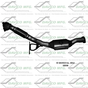 Davico Direct Fit Catalytic Converter and Pipe Assembly for Volvo S60 - 18358