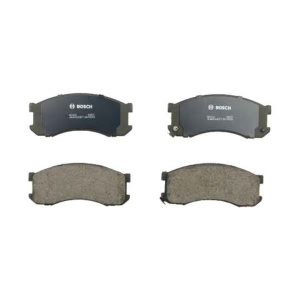 Bosch QuietCast™ Premium Organic Front Disc Brake Pads for 1990 Mazda MPV - BP428