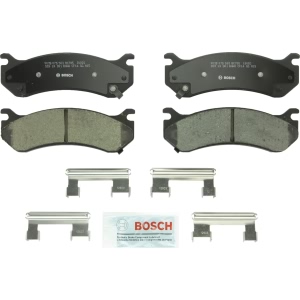Bosch QuietCast™ Premium Ceramic Rear Disc Brake Pads for 1999 Chevrolet Silverado 2500 - BC785