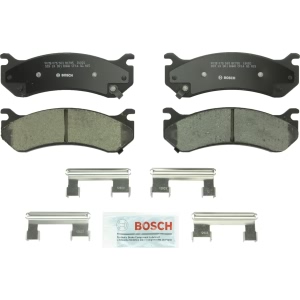 Bosch QuietCast™ Premium Ceramic Rear Disc Brake Pads for 2005 GMC Savana 1500 - BC785