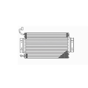 TYC A/C Condenser for Pontiac Grand Am - 4787