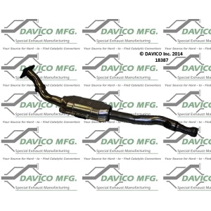 Davico Direct Fit Catalytic Converter and Pipe Assembly for Volvo 850 - 18387