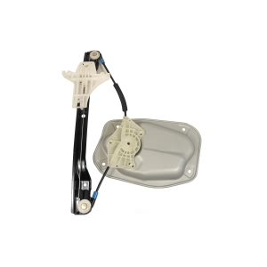 VAICO Rear Passenger Side Power Window Regulator without Motor for Volkswagen Jetta - V10-9832