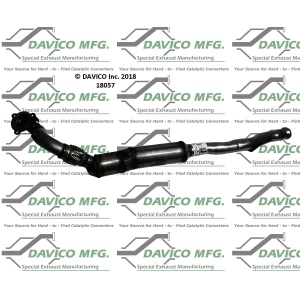Davico Direct Fit Catalytic Converter and Pipe Assembly for Volvo S70 - 18057
