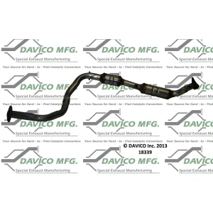 Davico Direct Fit Catalytic Converter and Pipe Assembly for 2008 Toyota Tundra - 18339