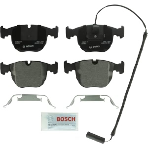 Bosch QuietCast™ Premium Organic Front Disc Brake Pads for 2003 BMW 530i - BP681