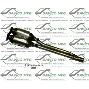 Davico Direct Fit Catalytic Converter and Pipe Assembly for Audi TT Quattro - 18386