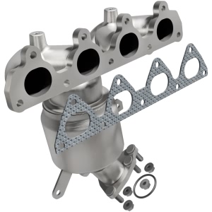 MagnaFlow Stainless Steel Exhaust Manifold with Integrated Catalytic Converter for Honda Civic del Sol - 452029