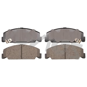 Advics Ultra-Premium™ Ceramic Front Disc Brake Pads for 1985 Honda Accord - AD0273