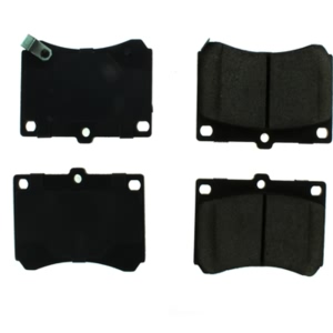 Centric Posi Quiet™ Extended Wear Semi-Metallic Front Disc Brake Pads for 2003 Ford Escort - 106.04730