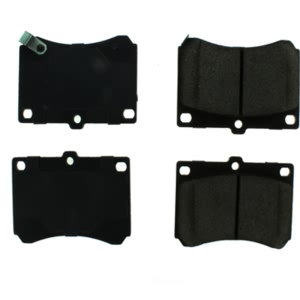 Centric Posi Quiet™ Extended Wear Semi-Metallic Front Disc Brake Pads for 1997 Mercury Tracer - 106.04730