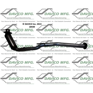 Davico Direct Fit Catalytic Converter and Pipe Assembly for Jeep Liberty - 18430