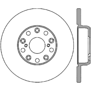 Centric Premium™ Brake Rotor for 2002 Lexus IS300 - 125.44090