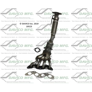 Davico Exhaust Manifold with Integrated Catalytic Converter for Ford Focus - 19523