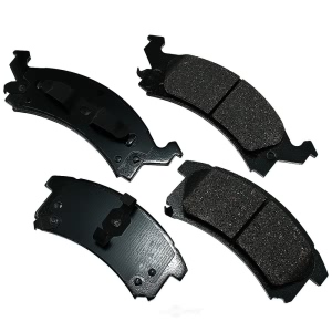 Akebono Pro-ACT™ Ultra-Premium Ceramic Front Disc Brake Pads for 1993 Chevrolet Corsica - ACT673