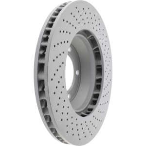 Centric SportStop Drilled 1-Piece Front Driver Side Brake Rotor for Porsche 911 - 128.37042