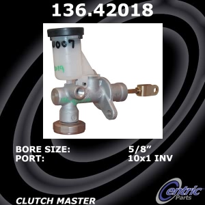 Centric Premium Clutch Master Cylinder for Nissan Pathfinder - 136.42018