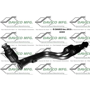 Davico Direct Fit Catalytic Converter and Pipe Assembly for Mercedes-Benz CLK430 - 18304