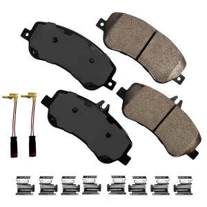 Akebono EURO™ Ultra-Premium Ceramic Front Disc Brake Pads for Mercedes-Benz GLK350 - EUR1406