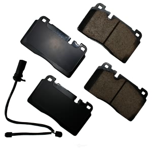 Akebono EURO™ Ultra-Premium Ceramic Front Disc Brake Pads for 2013 Audi Q5 - EUR1663A
