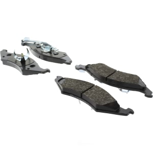 Centric Posi Quiet™ Extended Wear Semi-Metallic Front Disc Brake Pads for 1986 Ford Taurus - 106.03240