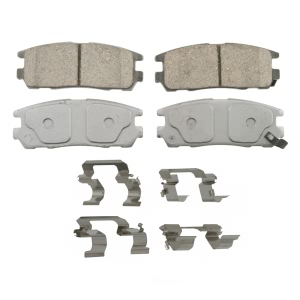 Wagner Thermoquiet Ceramic Rear Disc Brake Pads for 2001 Isuzu Rodeo - QC580
