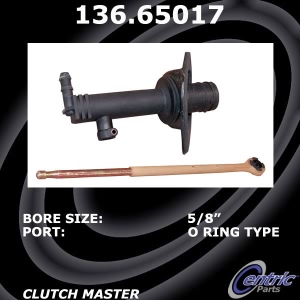 Centric Premium Clutch Master Cylinder - 136.65017