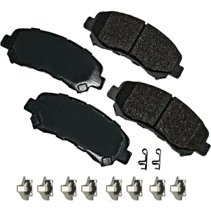 Akebono Pro-ACT™ Ultra-Premium Ceramic Front Disc Brake Pads for 2014 Nissan Rogue Select - ACT1338B