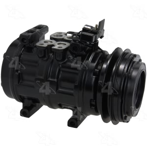 Four Seasons Remanufactured A C Compressor With Clutch for 1986 Mercedes-Benz 560SEL - 57338