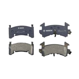 Bosch QuietCast™ Premium Organic Front Disc Brake Pads for 1990 Pontiac Firebird - BP154