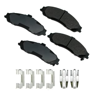 Akebono Pro-ACT™ Ultra-Premium Ceramic Front Disc Brake Pads for 2005 Pontiac GTO - ACT731
