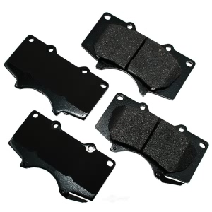 Akebono Pro-ACT™ Ultra-Premium Ceramic Front Disc Brake Pads for 2013 Toyota 4Runner - ACT976