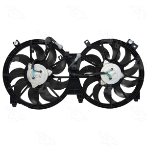 Four Seasons Dual Radiator And Condenser Fan Assembly for Nissan - 76209